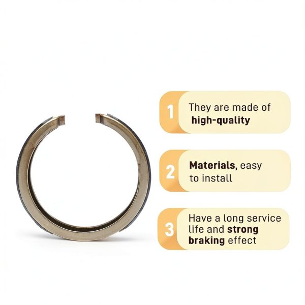 Blagear Rear Parking Brake Shoes Set for Chevrolet GMC-4