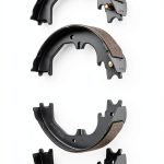 Nxolnf Parking Brake Shoes Rear Drum Anti‑Rust Design-0