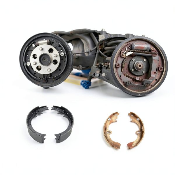 Nxolnf Parking Brake Shoes Rear Drum Anti‑Rust Design-4