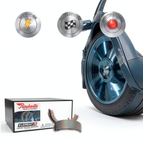 Raybestos 1051PG Parking Brake Shoes for Cars-4