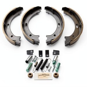 Parking Brake Shoe MAC Composite Rear Brake Pad-0