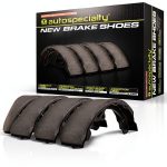 Power Stop Parking Brake Shoe B803 Rear Copper Free Asbestos Free-0