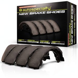 Power Stop Parking Brake Shoe B803 Rear Copper Free Asbestos Free-0
