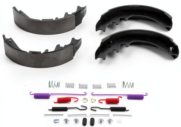 Power Stop Semi-Metallic Drum Brake Shoe SSH723 Rear Fit-2
