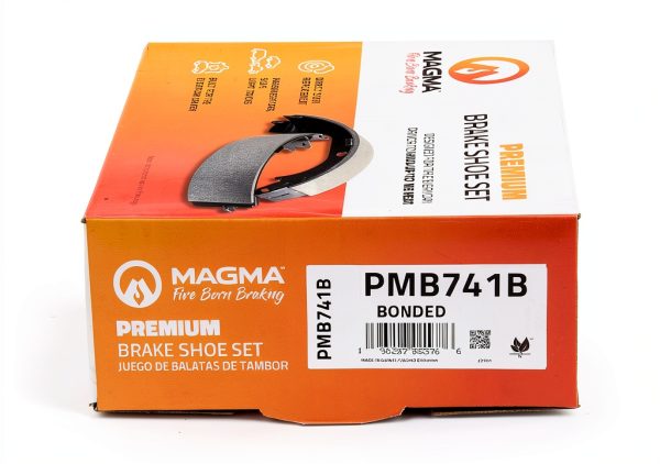 MAGMA Premium Parking Brake Shoes for 1965-1982 Chevrolet Corvette –-4