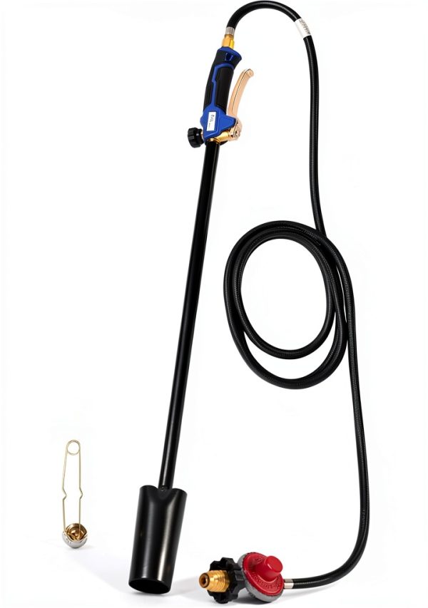 Flame King 100,000 BTU Propane Torch Kit Heavy Duty Weed Burner 10ft-3