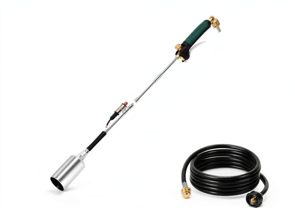 Propane Torch Weed Burner 40in Green 10ft Hose HomeyVenture Adjustable-2