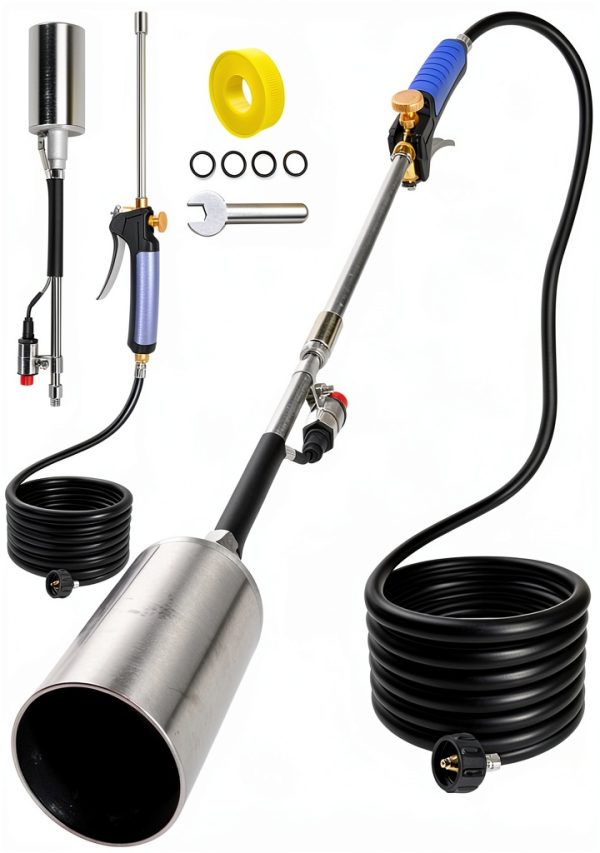 Propane Torch Weed Burner Kit Fiulensyi Blow Torch with 10FT Hose-0
