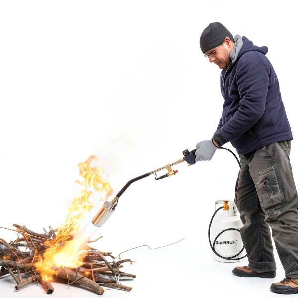 Propane Torch Burner Weed Torch by GasBRUH 360000 BTU Heavy Duty Green-3