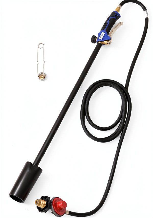 Flame King 100,000 BTU Propane Torch Kit Heavy Duty Weed Burner 10ft-6