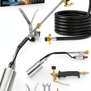 Propane Torch Weed Burner PAULINN 340,000 BTU with 11.5ft Hose-0