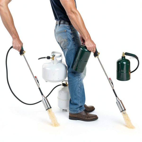 Propane Torch Weed Burner 40in Green 10ft Hose HomeyVenture Adjustable-7