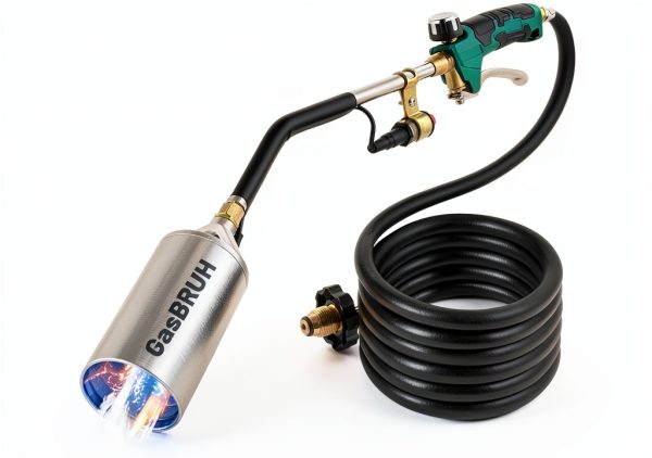 Propane Torch Burner Weed Torch by GasBRUH 360000 BTU Heavy Duty Green-0