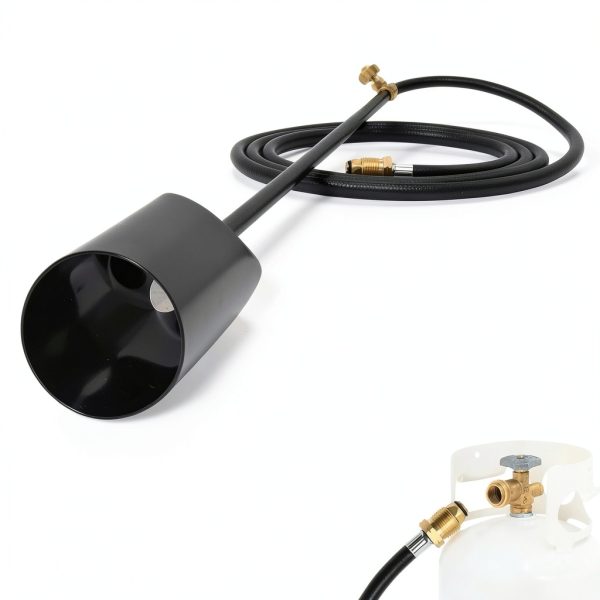 Propane Weed Burner 400k BTU Sobalai Torch with 10ft Hose Orange-3