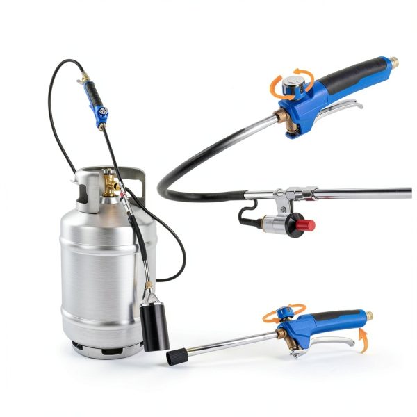 Propane Torch Weed Burner Kit LZONEY 1,200,000 BTU with 10 FT Hose-4