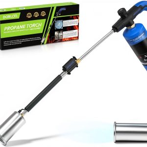 Weed Torch Dorloti Propane Burner with Anti‑Slip Handle 3600°F-0
