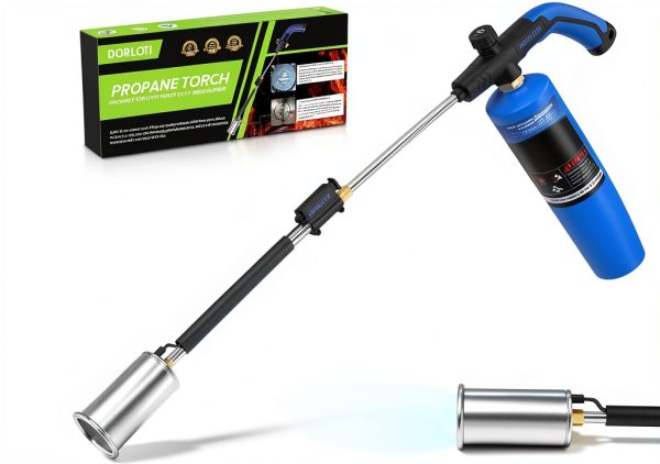 Weed Torch Dorloti Propane Burner with Anti‑Slip Handle 3600°F-0