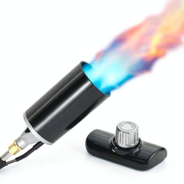 Propane Torch Burner Weed Torch, High Output 1200,000 BTU Blow Torch with Flame Control 30 Inch Detachable Long Arm for Roof Asphalt,Ice Snow,Road Marking,Charcoal-4