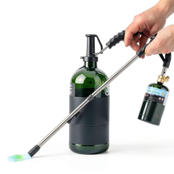 Weed Torch, Propane Burner, 24,000 BTU Weed Burner Torch for Propane Tank with Igniter, 32" Long Arm Blow Torch for Weeds, Portable Flame Thrower for Weeds, Fire Starter, Ice Melt-6