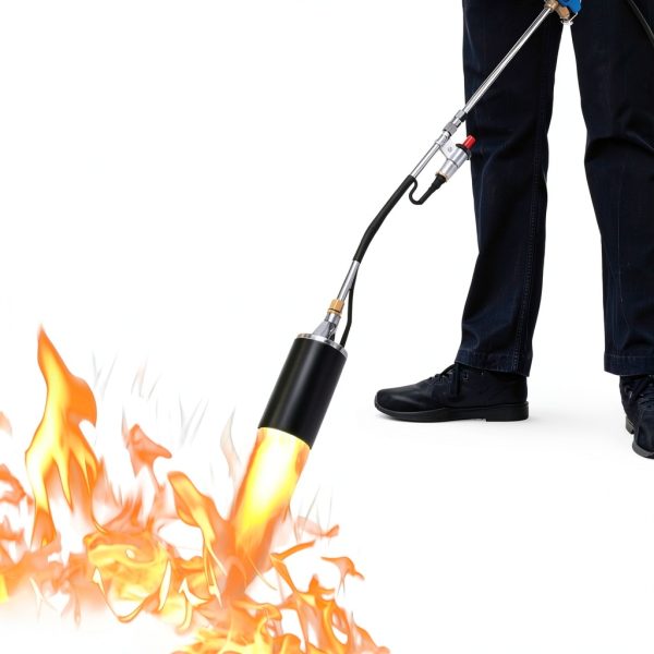 Propane Torch Weed Burner Kit LZONEY 1,200,000 BTU with 10 FT Hose-2