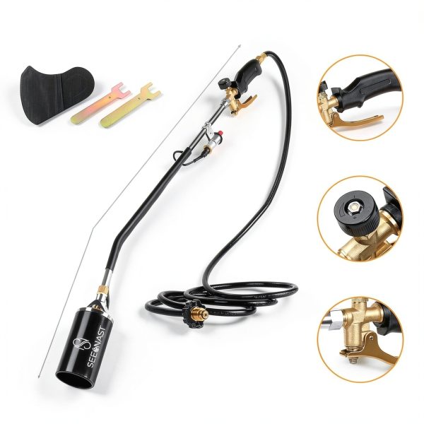 Propane Torch Weed Burner SeeNast 10ft Hose 2,700,000 BTU-1