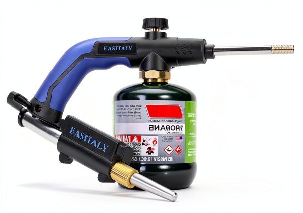 Heavy Duty Propane Weed Burner Torch, Self-Igniting Flame Thrower with Rubber Grip for Garden Weeding, BBQ Lighting, Driveway & Snow Clearing(Fuel Cylinder Not Included)-4