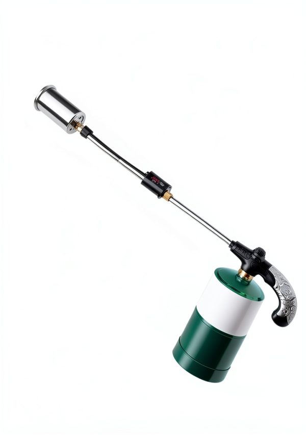 Siasky Weed Torch Propane Burner, Propane Weed Torch with Push Button Igniter, Flame Weeder Torch for Weeds, Snow Melting, Asphalt, Garden, Roofing, Weed Torch Kit for Outdoor Use-3