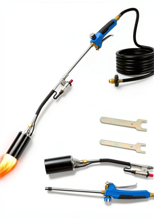 Propane Torch Weed Burner Kit LZONEY 1,200,000 BTU with 10 FT Hose-0