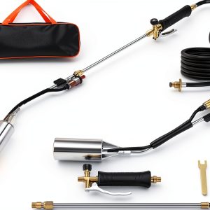 Propane Torch Weed Burner Kit Hordolry 1,800,000 BTU 10FT Hose & Bag-0