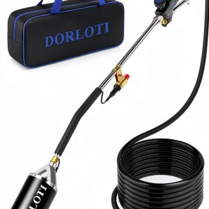 Propane Torch Weed Burner Kit,High Output with Storage Bag,Heavy Duty Self Igniter Blow Torch with Turbo Trigger and 10FT Hose,Flamethrower for Weeding,Roofing,Melting Ice-0