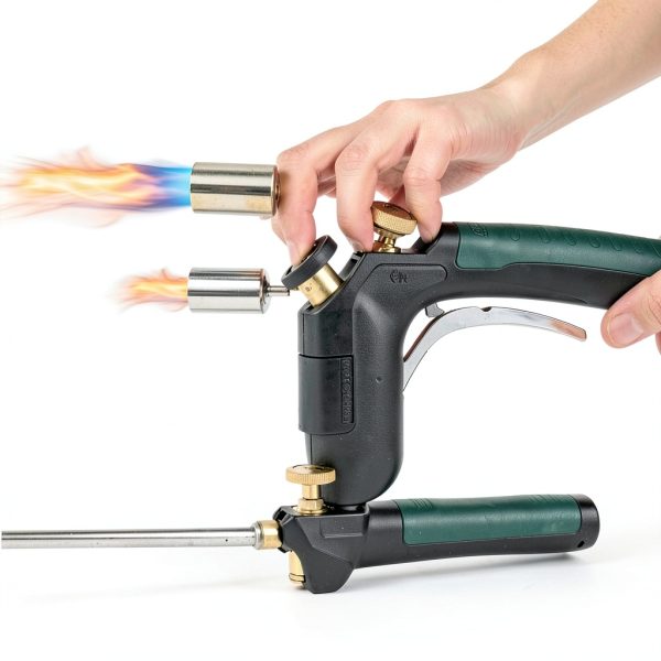 Propane Torch Aikyciu Weed Burner with 10FT Hose and Push Button-2