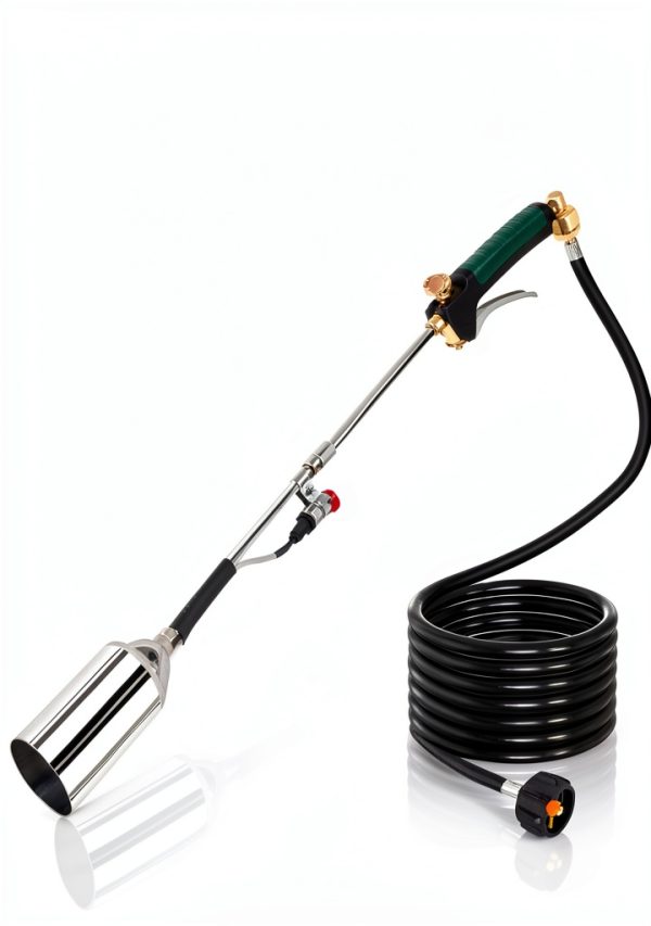 Propane Torch Aikyciu Weed Burner with 10FT Hose and Push Button-1