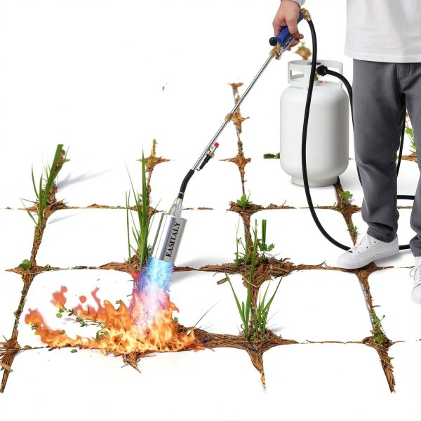 Propane Torch Weed Burner, Long/Short Mode, Heavy Duty Blow Torch Flamethrower with 12.5FT Hose for Flame Weeding, Roofing, BBQ, Melting Ice-6