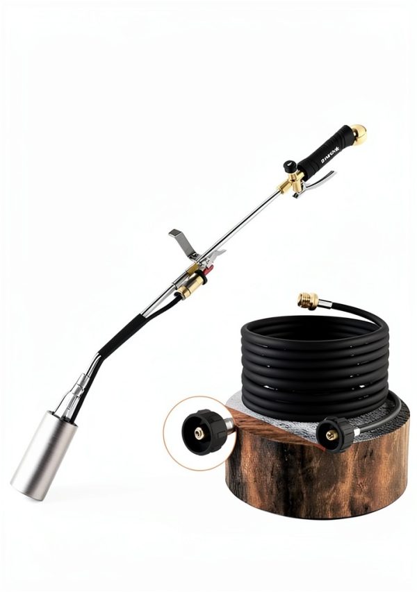 Propane Torch Weed Burner PINOZE 2,400,000 BTU with 10FT Hose-4