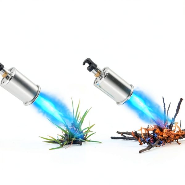 Siasky Weed Torch Propane Burner, Propane Weed Torch with Push Button Igniter, Flame Weeder Torch for Weeds, Snow Melting, Asphalt, Garden, Roofing, Weed Torch Kit for Outdoor Use-1