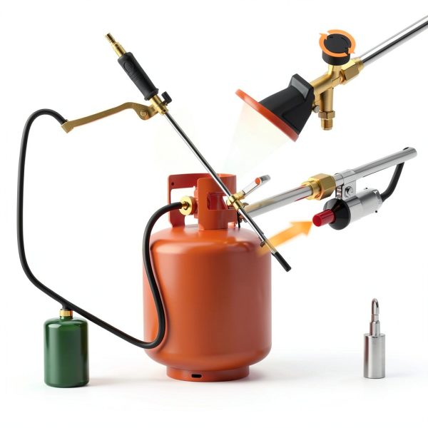 Propane Torch Weed Burner WELLUCK 340k BTU Duty Torch with 11.5ft Hose-6