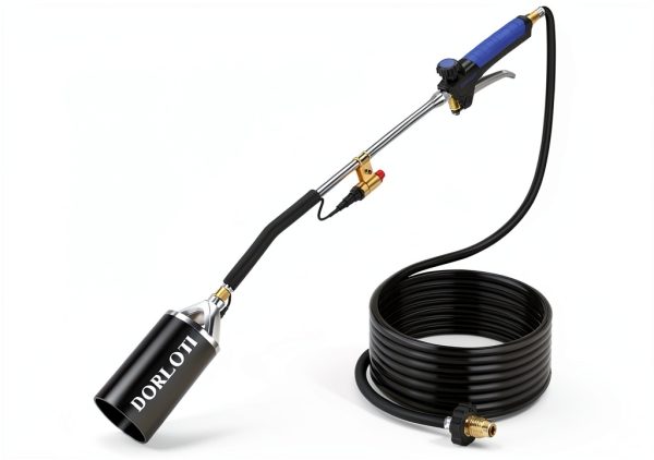 Propane Torch Weed Burner Kit,High Output with Storage Bag,Heavy Duty Self Igniter Blow Torch with Turbo Trigger and 10FT Hose,Flamethrower for Weeding,Roofing,Melting Ice-3