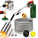 Propane Torch Weed Burner Kit MEFUN Large High BTU 10FT Hose-0