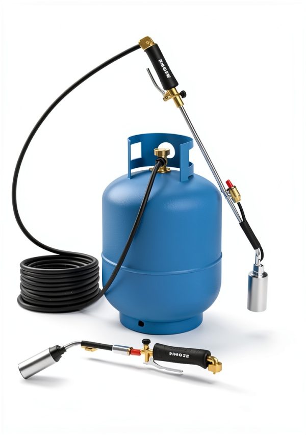 Propane Torch Weed Burner PINOZE 2,400,000 BTU with 10FT Hose-5