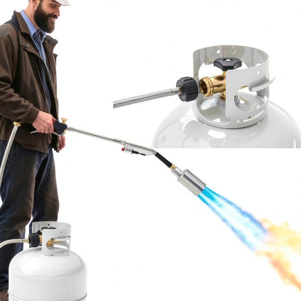 Propane Torch Weed Burner Kit MEFUN Large High BTU 10FT Hose-3